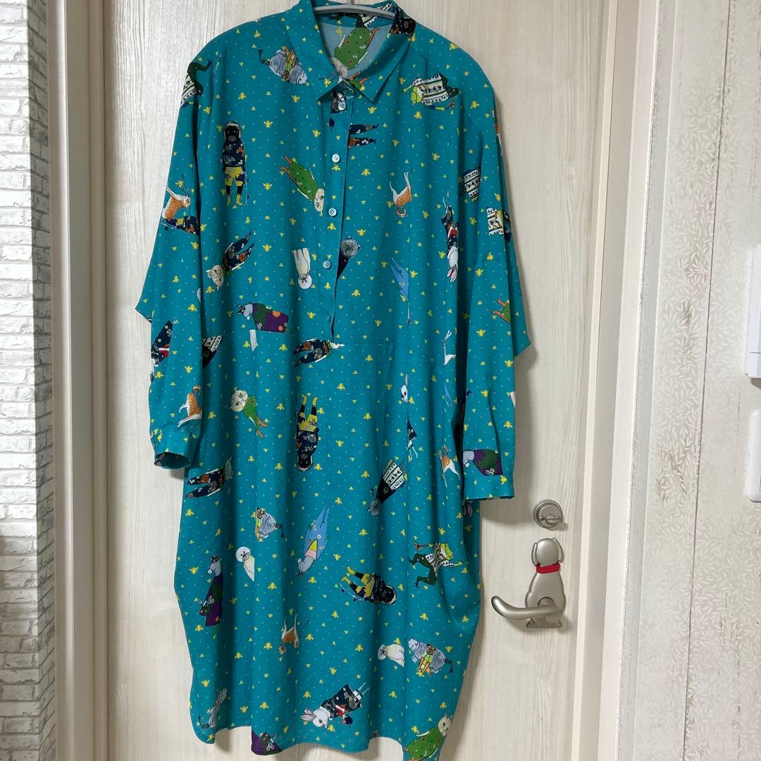 mannine マンナイン　長袖ワンピース　フリーサイズ　期間限定値下げ中❣️