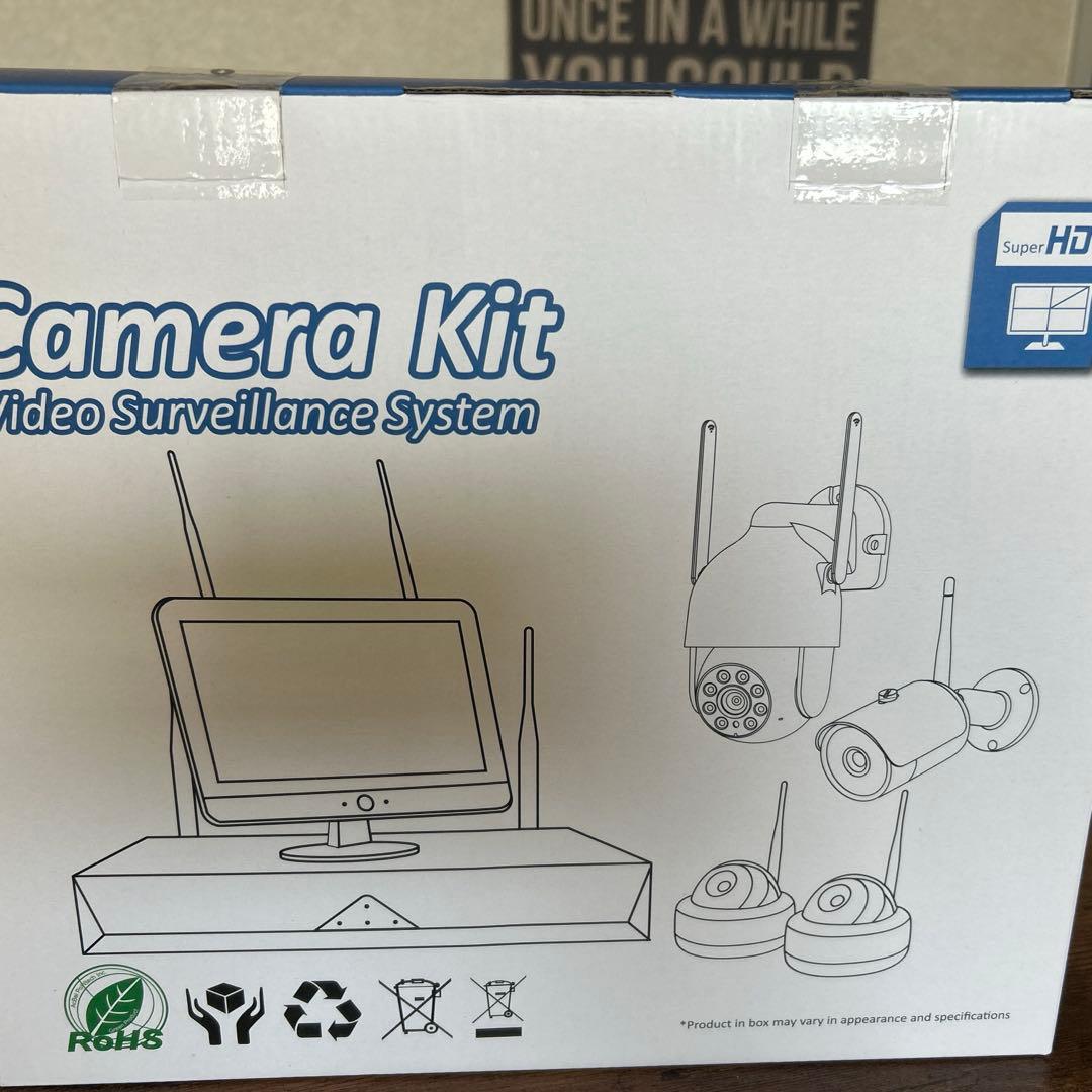 ❣️大特価❣️防犯カメラ屋外 IP66防水防塵 500万画素 超高画素モニター付き