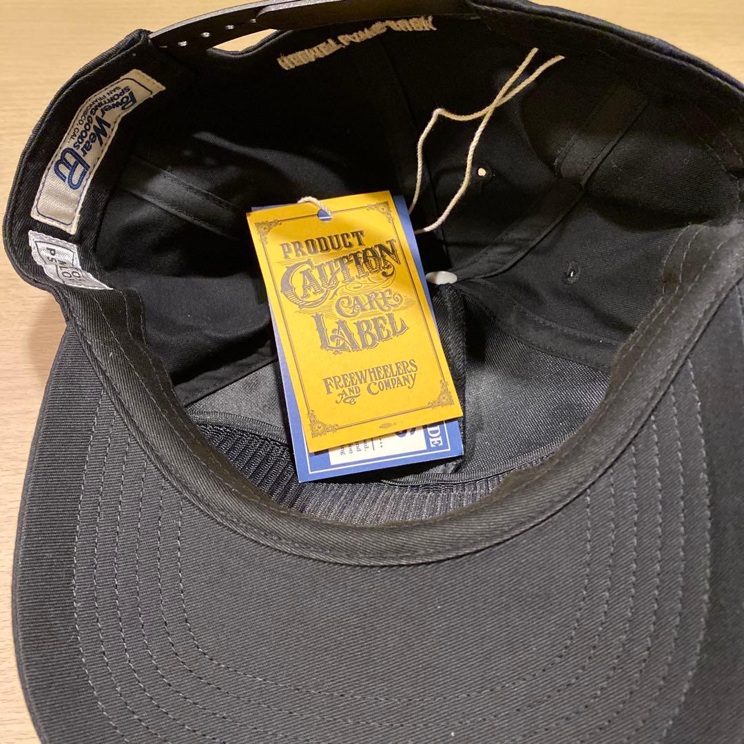 フリーホイーラーズ モーターサイクロンキャップ　黒　新品未使用