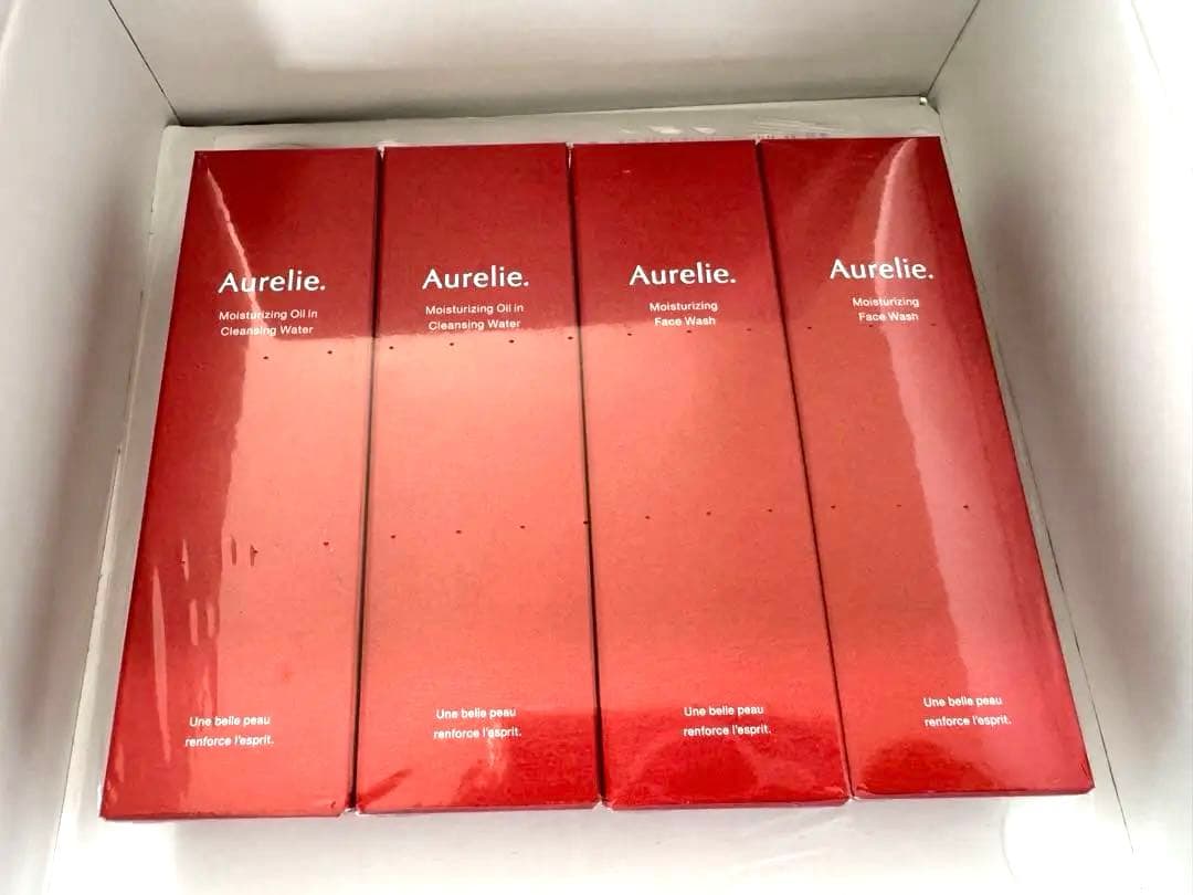 新品未使用 Aurelie クレンジング 洗顔 フェイスウォッシュ 4本セット
