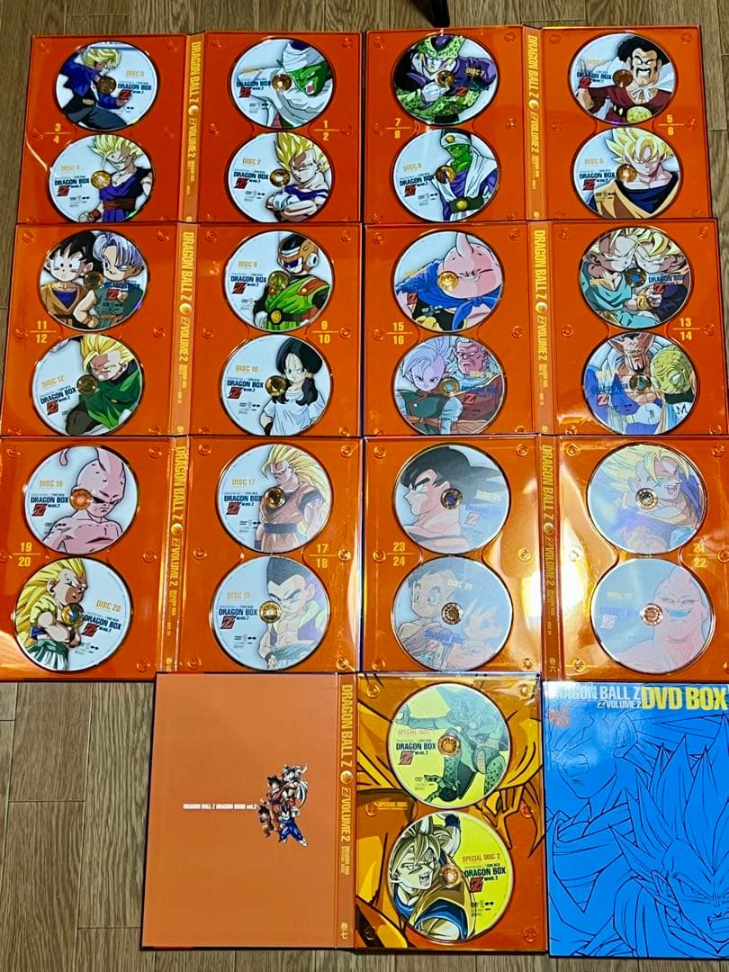 美品ドラゴンボールZ DRAGON BOX DVD-BOX vol.1vol.2