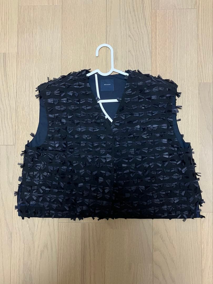 yori shirocon ミニリボンショートジレ 36