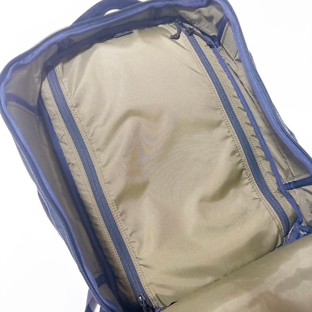 《美品》ポーター UPSIDE 3WAY BRIEFCASE リュック ネイビー