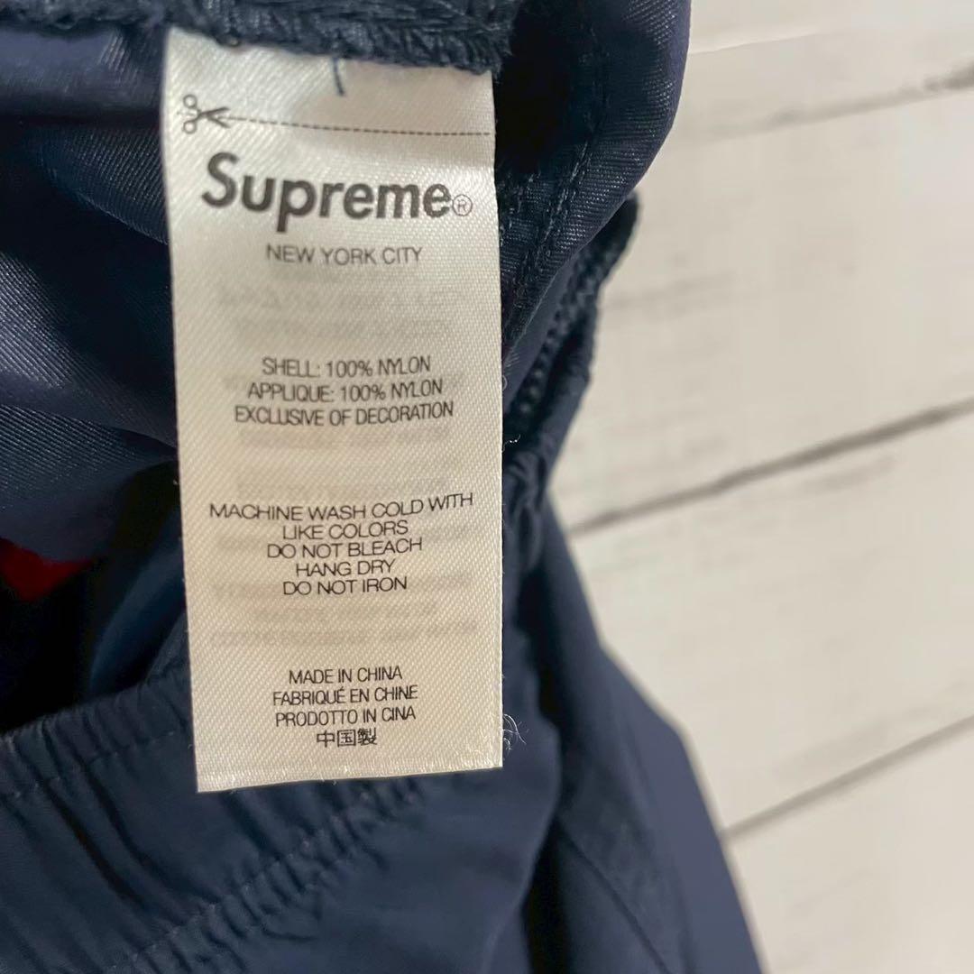 1【人気L】シュプリーム☆刺繍オールドイングリッシュ ハーフパンツ極美品7163