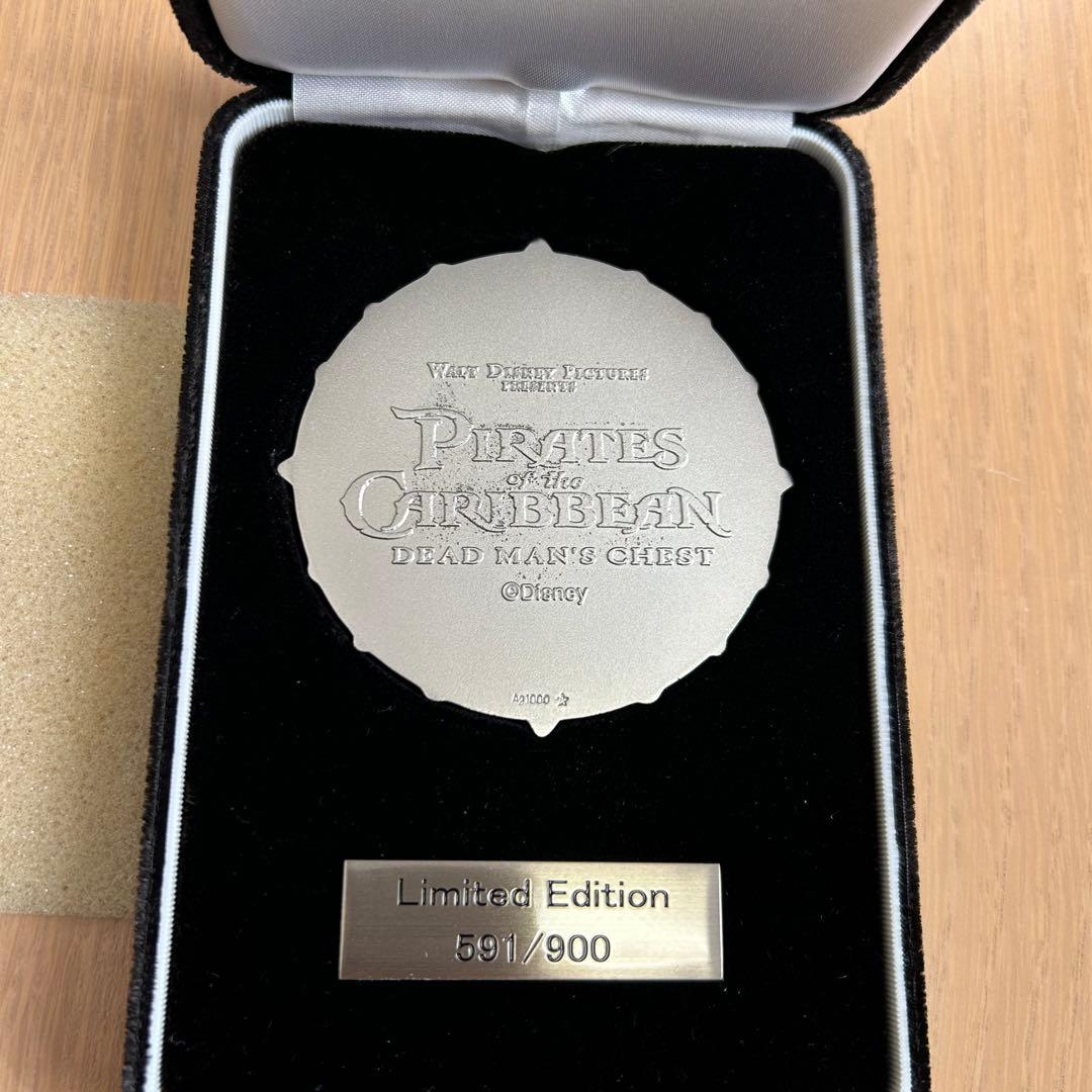 純銀　パイレーツ・オブ・カリビアン 限定メダル 591/900
