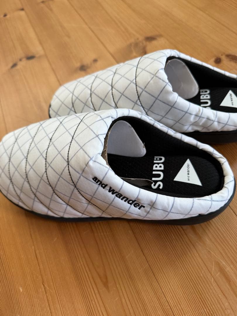新品　SUBU × and wander エコパックパーマネントサンダル S2