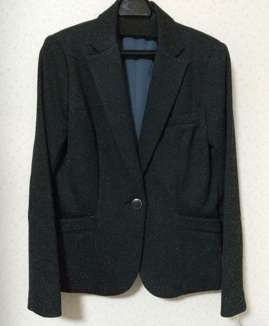 ボンマックス 事務服 ジャケット スカート 上下セット ブラック 11号13号