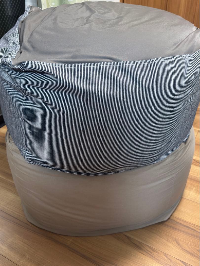 【2個セット】無印良品 ビーズクッション カバー付き_弥勒菩薩半跏思惟像