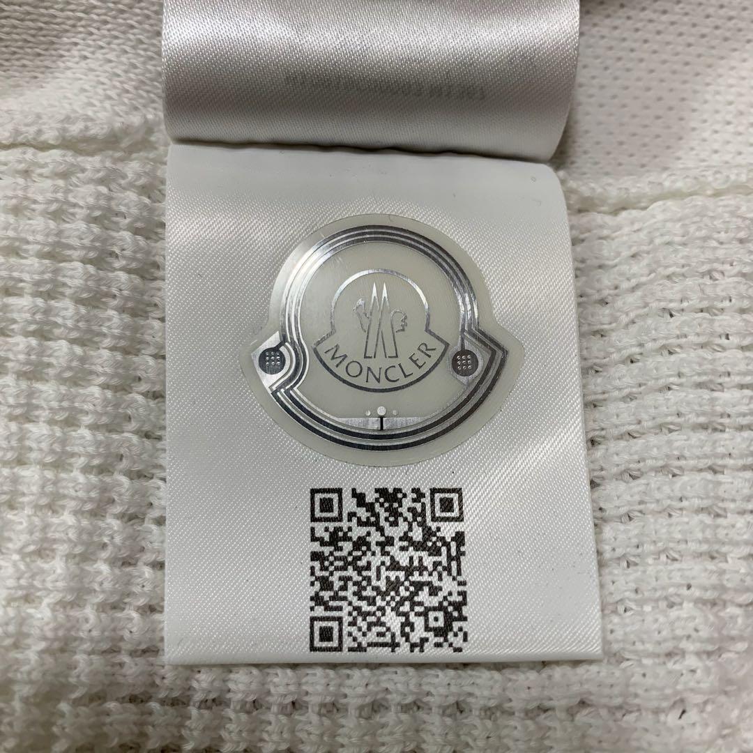 〔美品タグ付〕モンクレール　セーター　ニット　ホワイト　M 国内正規品　5P66