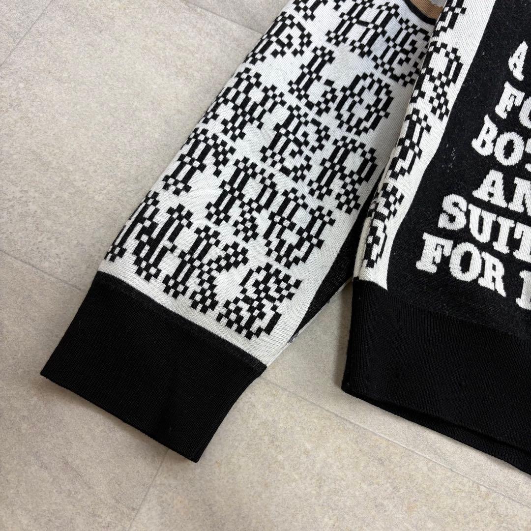 極美品☆ LOUIS VUITTON 24ss ファンジン マルチロゴ ニット