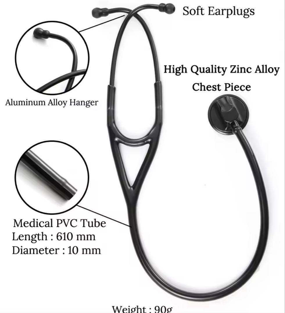 シングルヘッド　ブラック聴診器