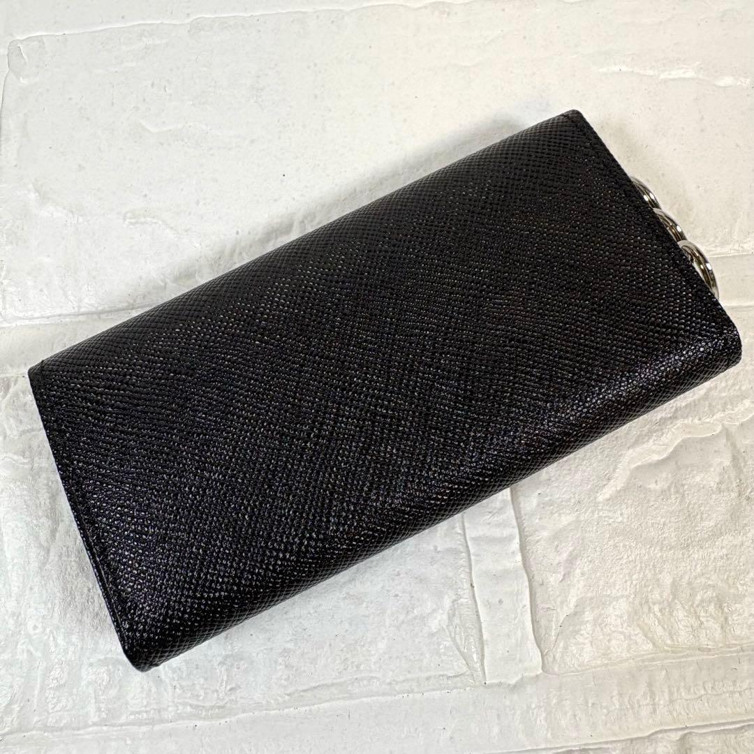 【箱付き】バーバリー BURBERRY 4連キーケース ノバチェック －ブラック