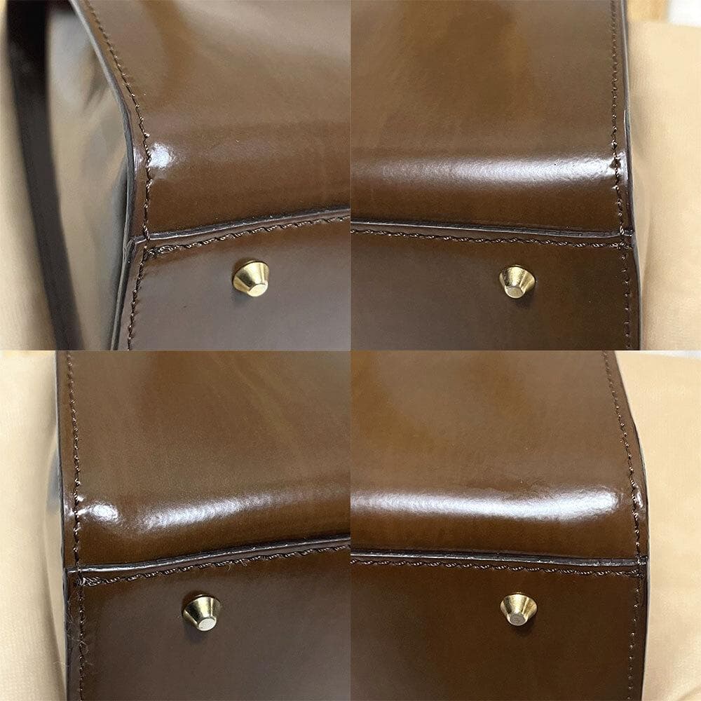 クリスチャン フローレンス 馬柄 ハンドバッグ レザー イタリア製 齋藤飛鳥