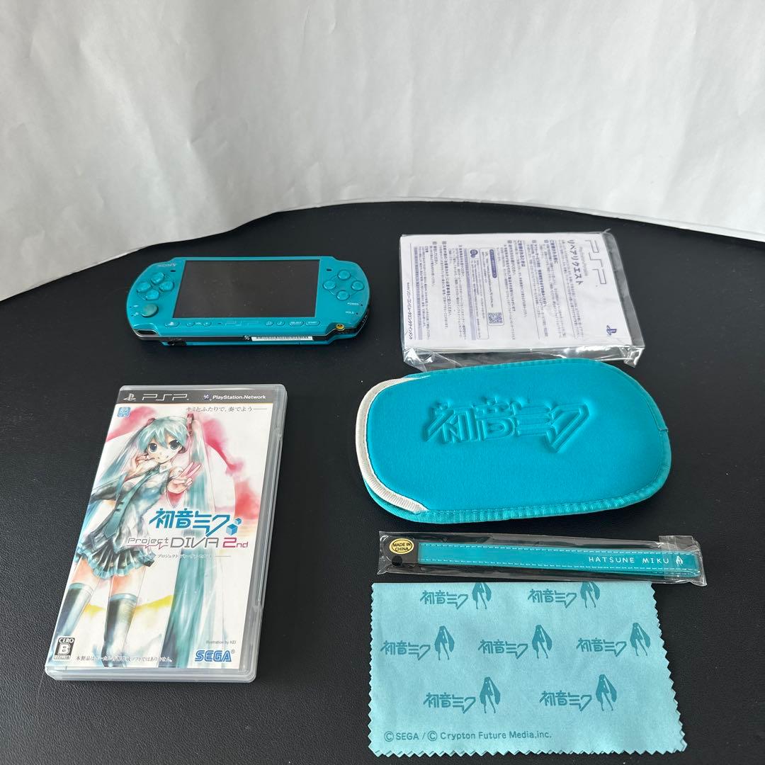 PSP 本体　初音ミク　いっぱいパック　PSP-3000XZG ジャンク品