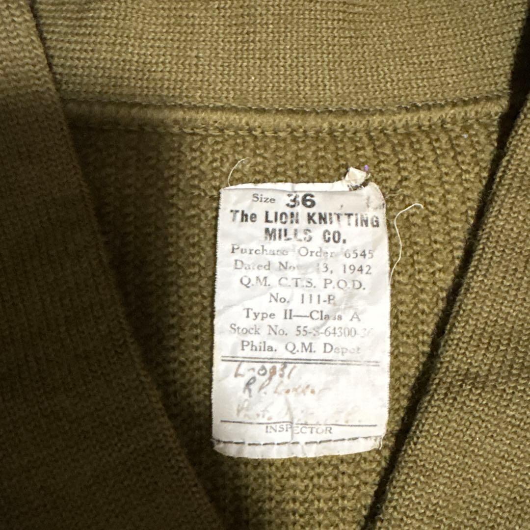 米軍　A-1 メカニックセーター　usaaf 40s 36 usarmy ww2