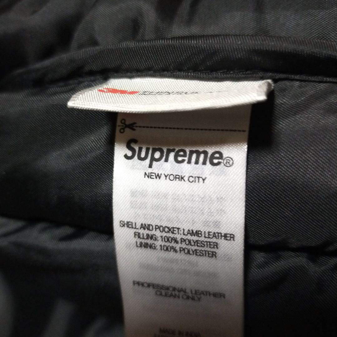 美品　Supreme × Dickies コラボコレクション　レザーワークベスト