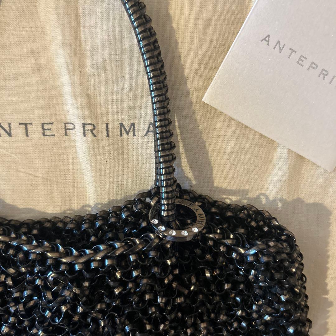 ◆アンテプリマ◆ スタンダードスクエアバック　ブラック