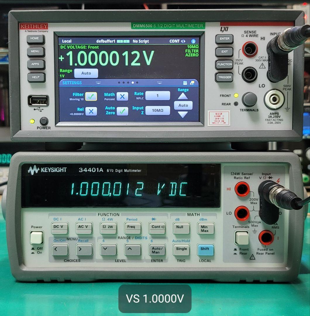 HP/Agilent 34401A 6.5桁 デジタルマルチメーター測定良好