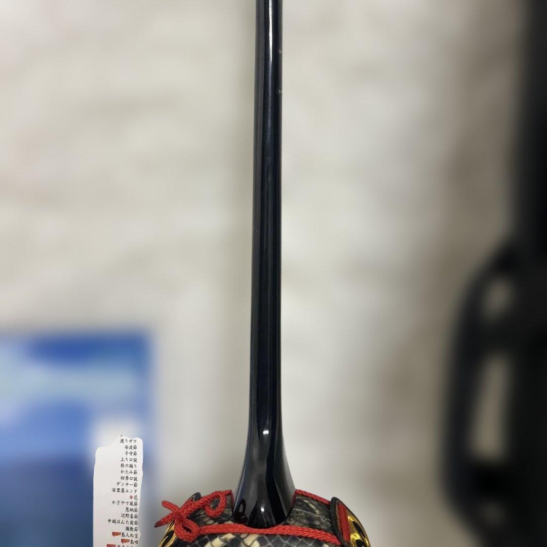 【極美品】沖縄三線 ソフトケース付 入門者向け 弦楽器 和楽器 人工革ヘビ