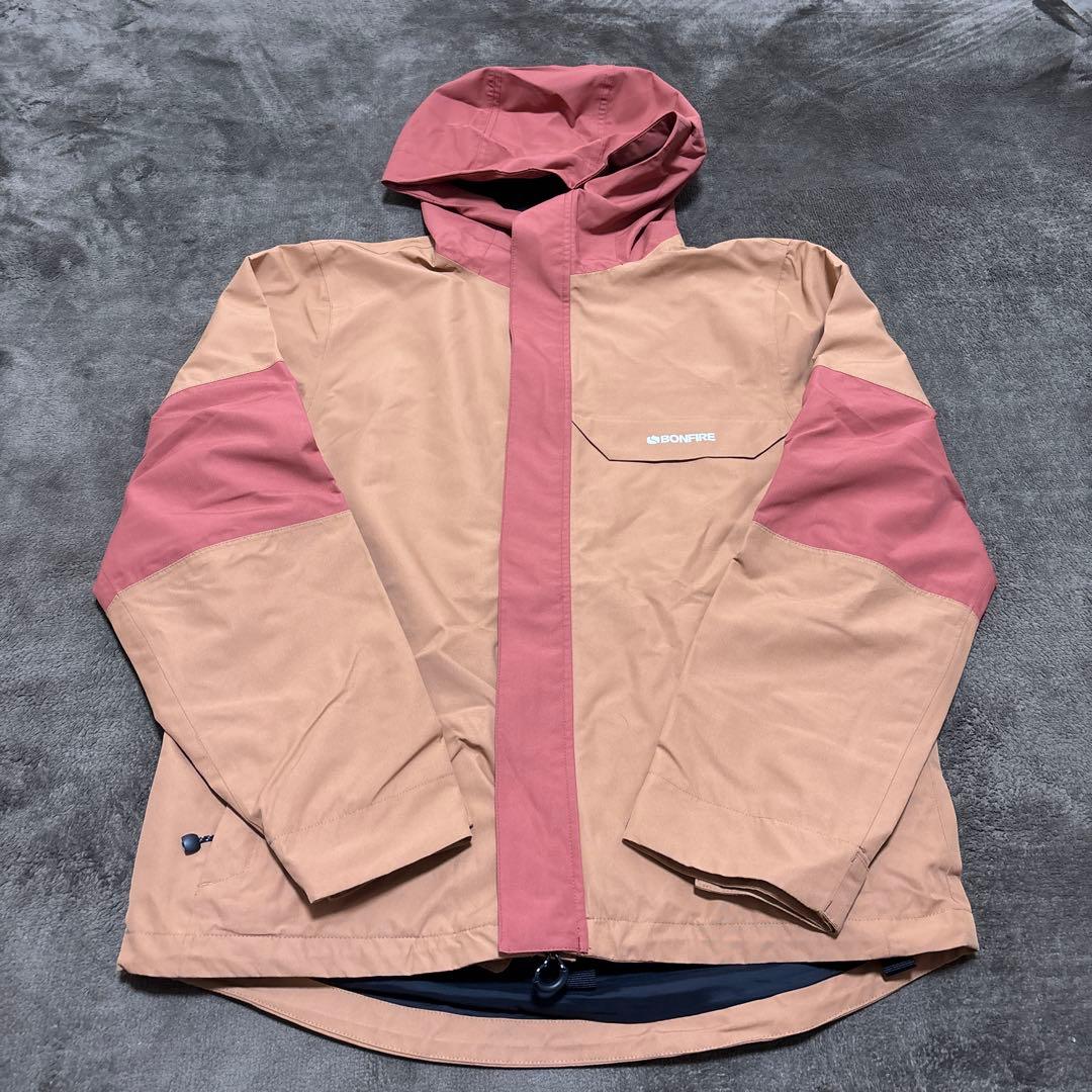 BONFIRE フード付きジャケット オレンジ系Mサイズ