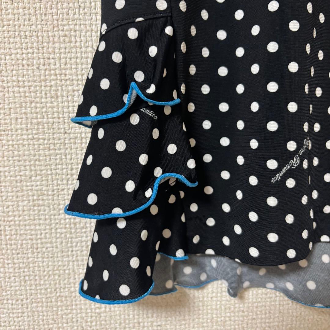 【美品】レジィーナロマンティコ水玉セットアップストレッチ◎ ジャケット×スカート