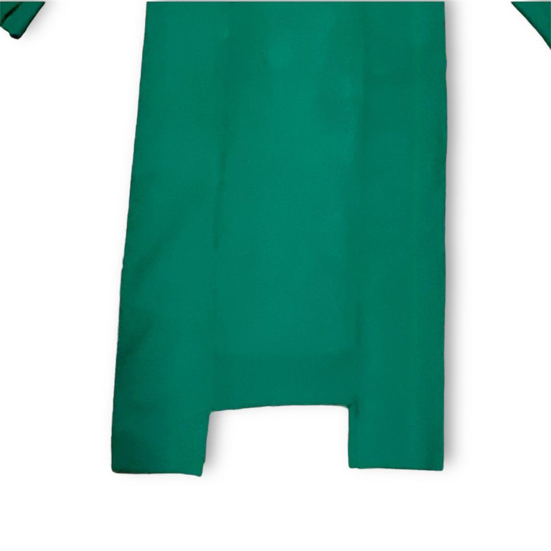 【極美品】UN3D. アンスリード2way ニットワンピース ロング グリーンM