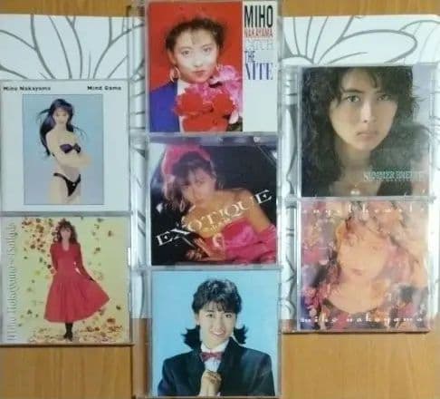 中山美穂 GOLD/MIND 24K アルバムCD7点セット ゴールド仕様 廃盤