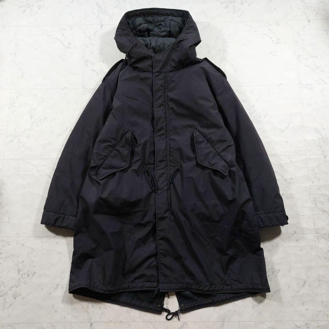 ビームスプラス BEAMS + ダウン M-65 モッズコート M 黒