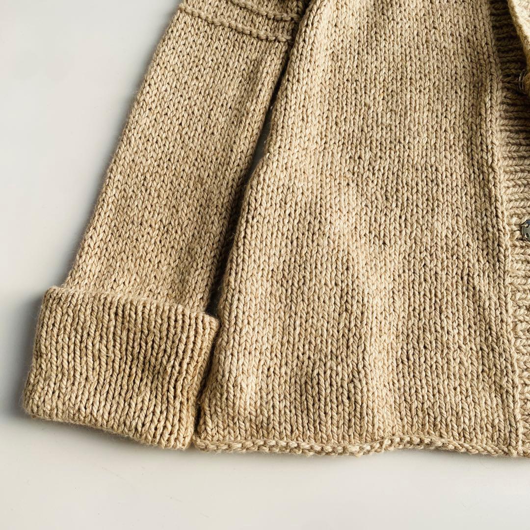 高級素材Y's ワイズ ニットカーディガン アンゴラ 絹 キャメル ヨージ