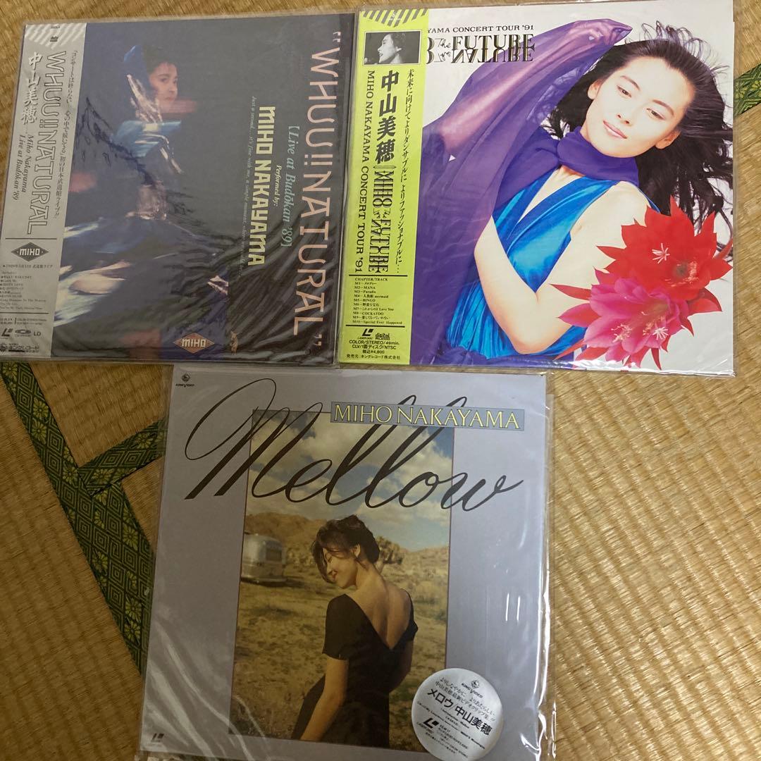 中山美穂 レーザーディスク　３枚セットにして