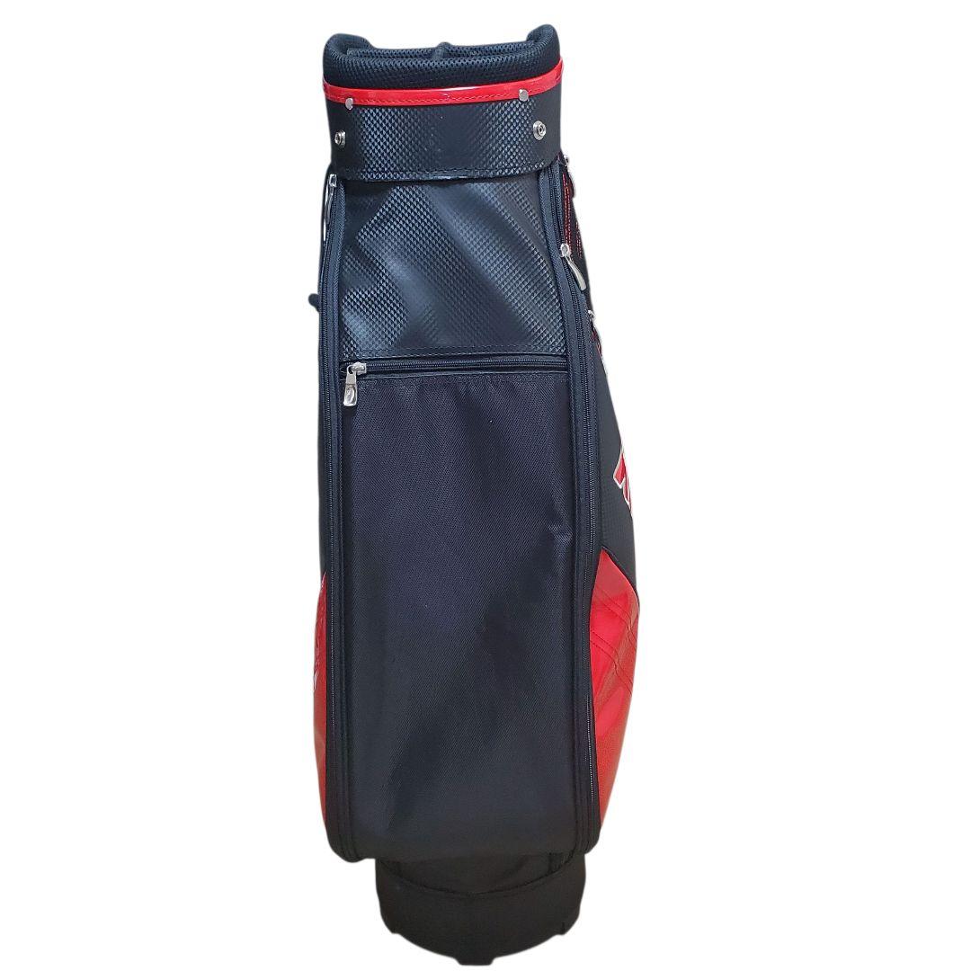 極美品 Kissmark キャディバッグ ゴルフバッグ フード付き