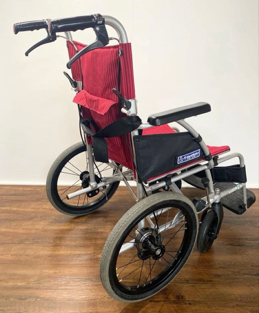 ◇アルミ介助用車椅子 BML16-40SB カワムラサイクル 軽量 コンパクト