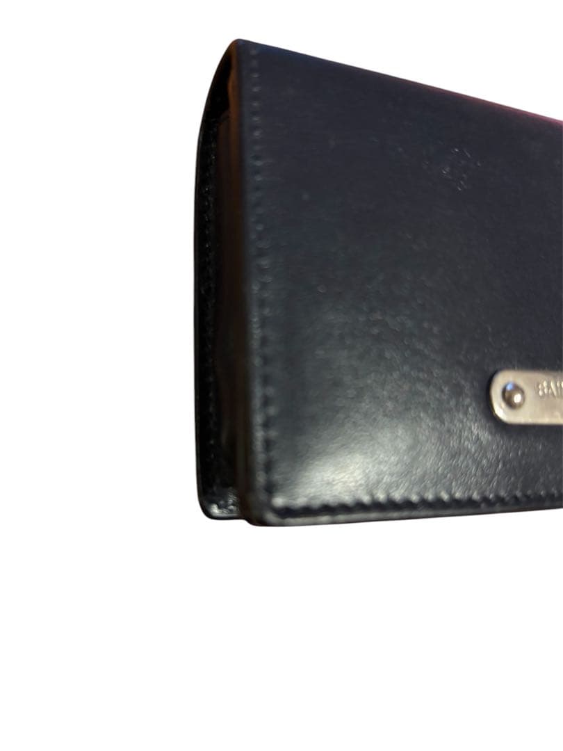 美品‼️SAINT LAURENT ネイビー　名刺入れ