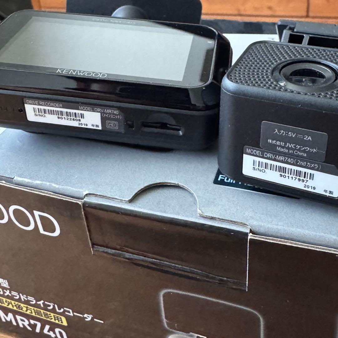 KENWOOD ドラレコDRV-MR740 & ケーブル CA-DR350セット