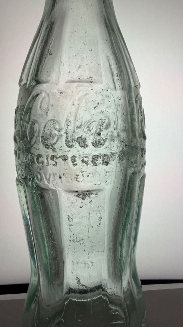 B20 1920's コカコーラ コンツァーボトル ライトグリーン 瓶