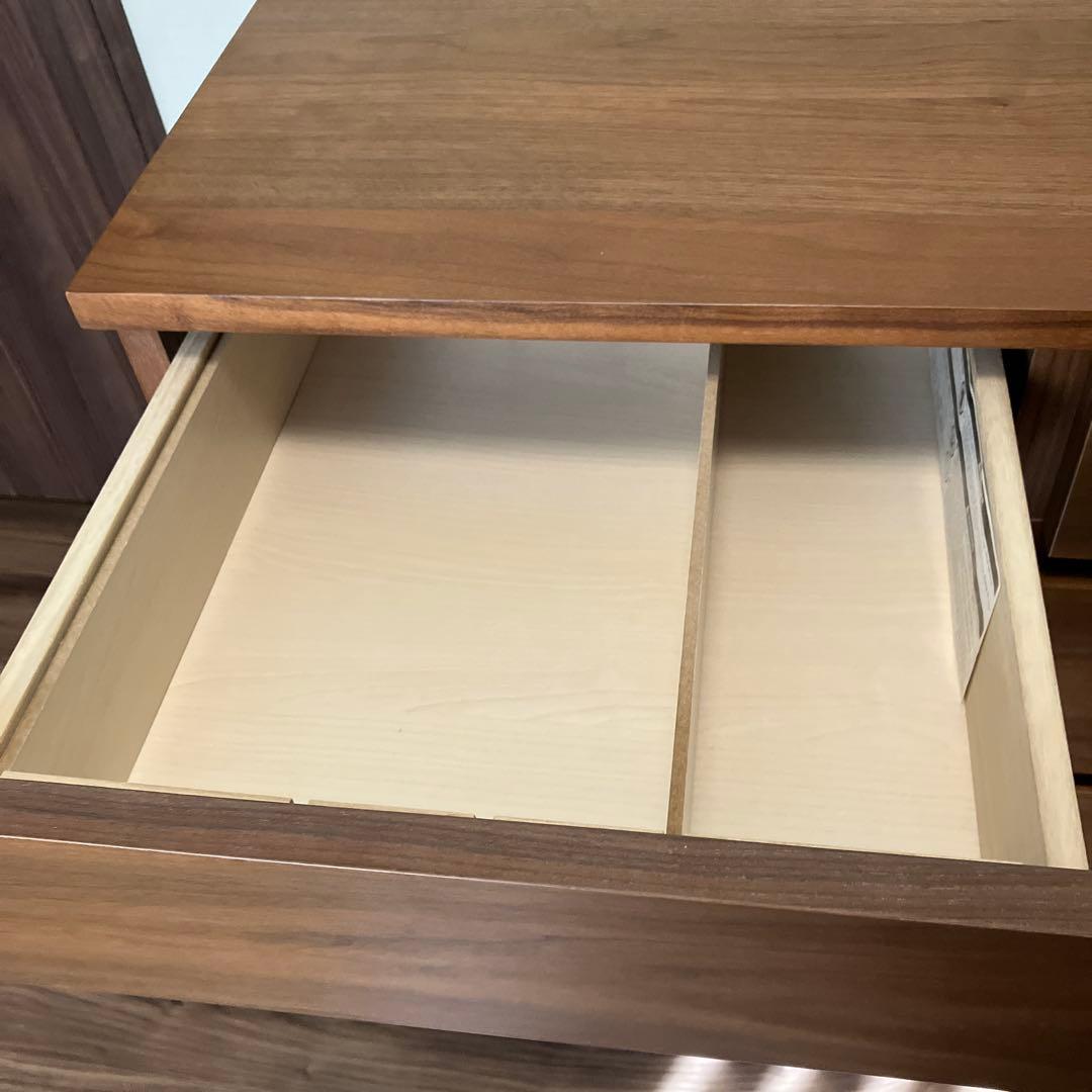 無印良品 木製チェスト4段 88×44×83 ウォールナット材