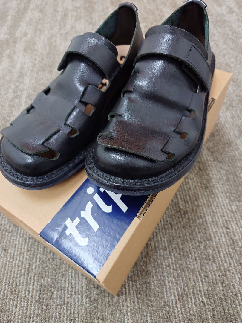 靴 Trippen Yogi m ( black-waw ) size39