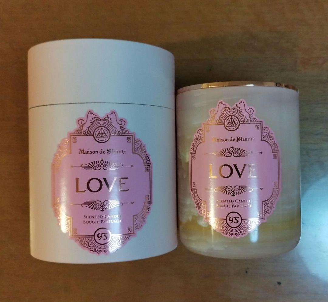 未開封　Maison de Shanti　LOVE　キャンドル　ローズクォーツ
