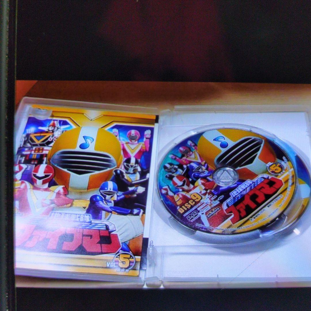 地球戦隊.ファイブマン。DＶD全5巻セット。