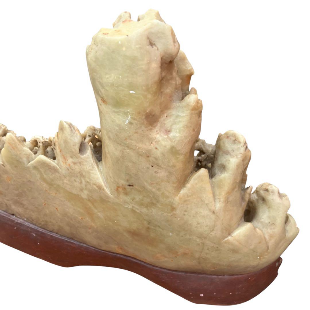 中国美術　寿山石彫刻　置物