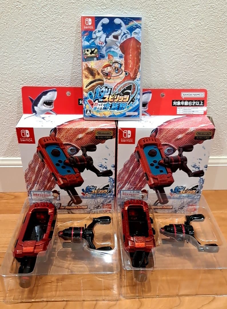Switch ソフト 釣りスピリッツ 釣って遊べる水族館 サオコン ２個セット