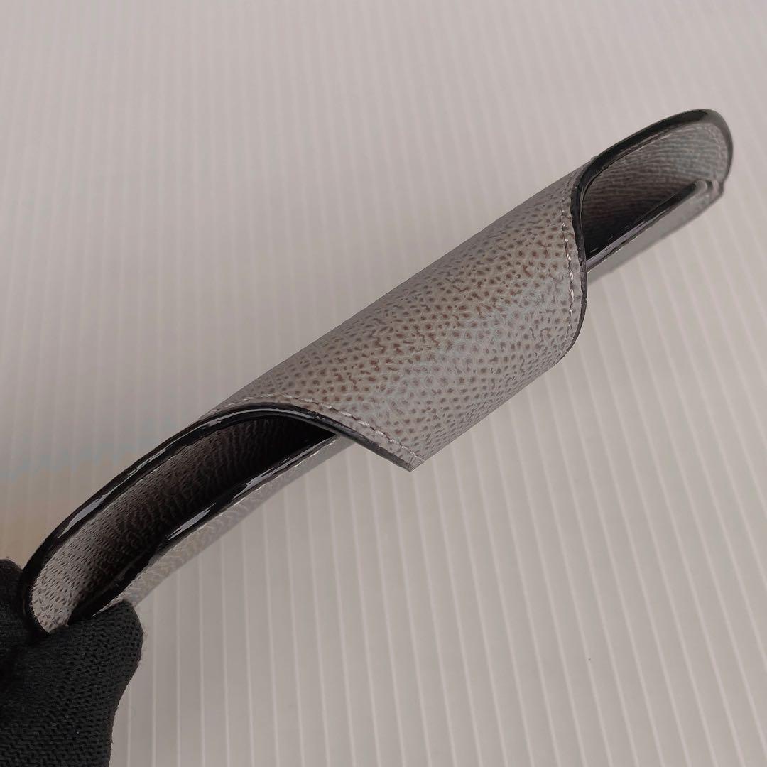 VALEXTRA ヴァレクストラ メガネケース オイスターグレー アイウェア