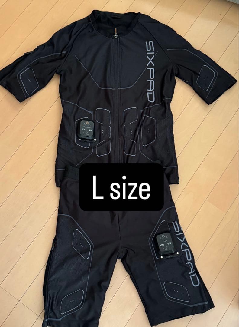 シックスパッドパワースーツトップ&ボトムセットLサイズトレーニングスーツ正規品