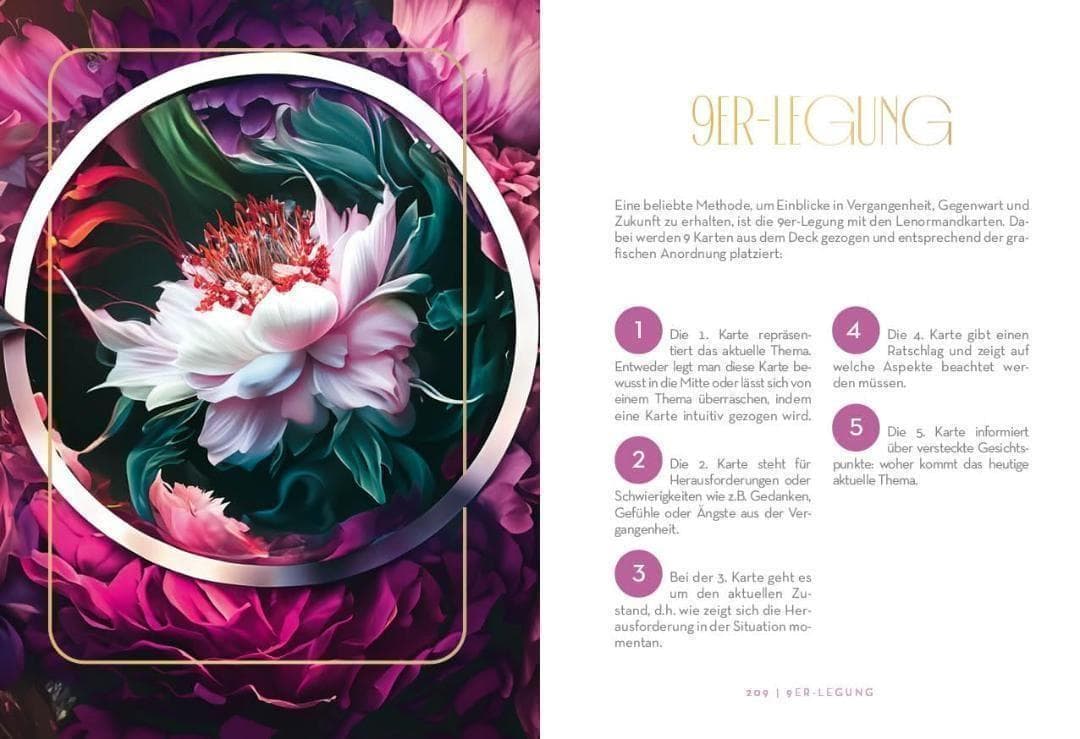 【正規品ルノルマンカード】入手困難品✨ドイツ発✨ラグジュアリー＆エレガント✨金縁