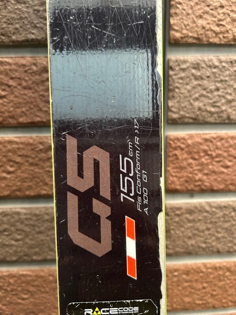 Fischer GS 155 スキー ビンディング付き