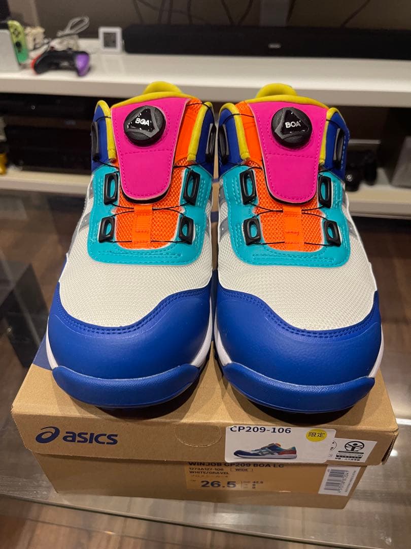 新品　安全靴　ASICS CP209 BOA LC 26.5cm 限定カラー