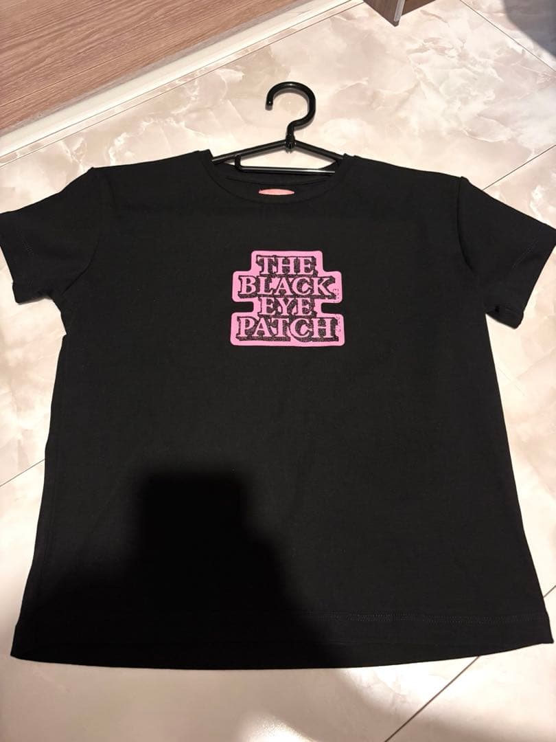 Black eye patch OG LABEL BABY TEE ブラック