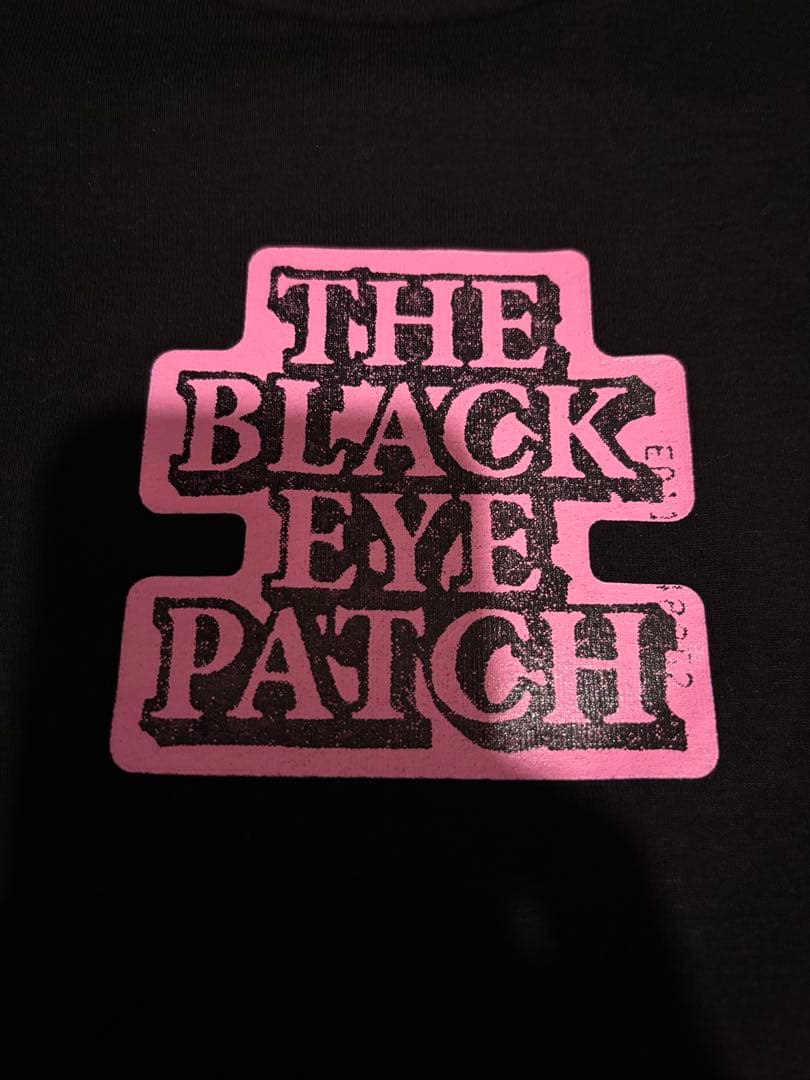 Black eye patch OG LABEL BABY TEE ブラック