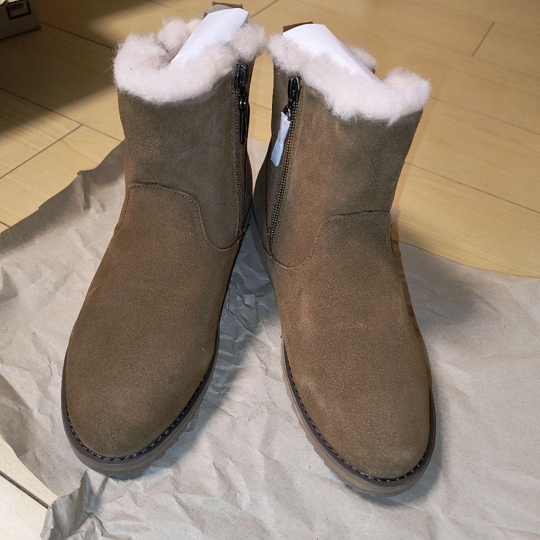 ★予約済★【最終値下げ】未使用品EMUスエード ムートンブーツ ファスナー付き