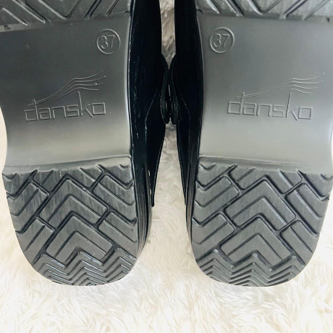 【美品】dansko Ingrid オイルドレザー ブラック 37サイズ